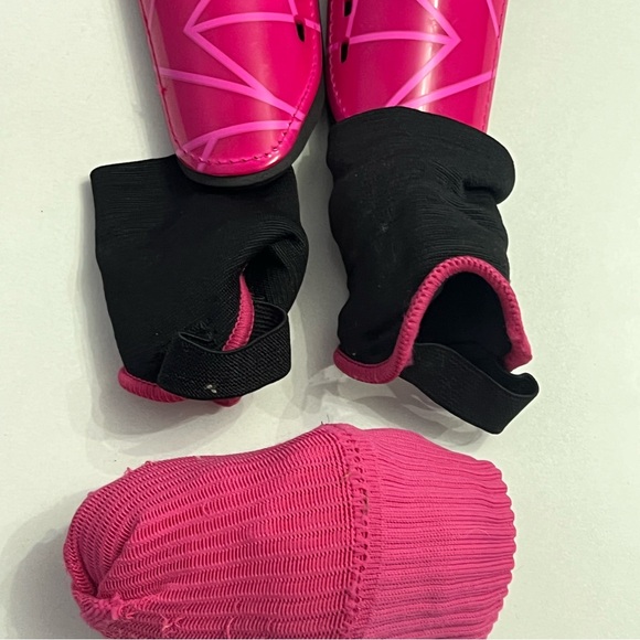Good condition soccer shin guards and socks - Picture 2 of 2